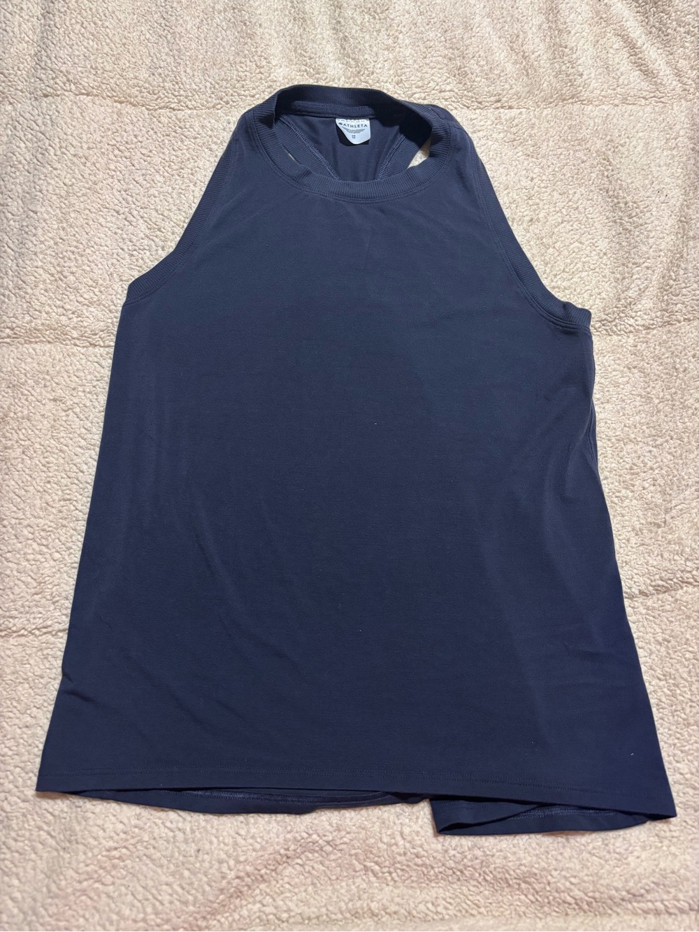 Athleta Navy Blue Racerback Tank Top
